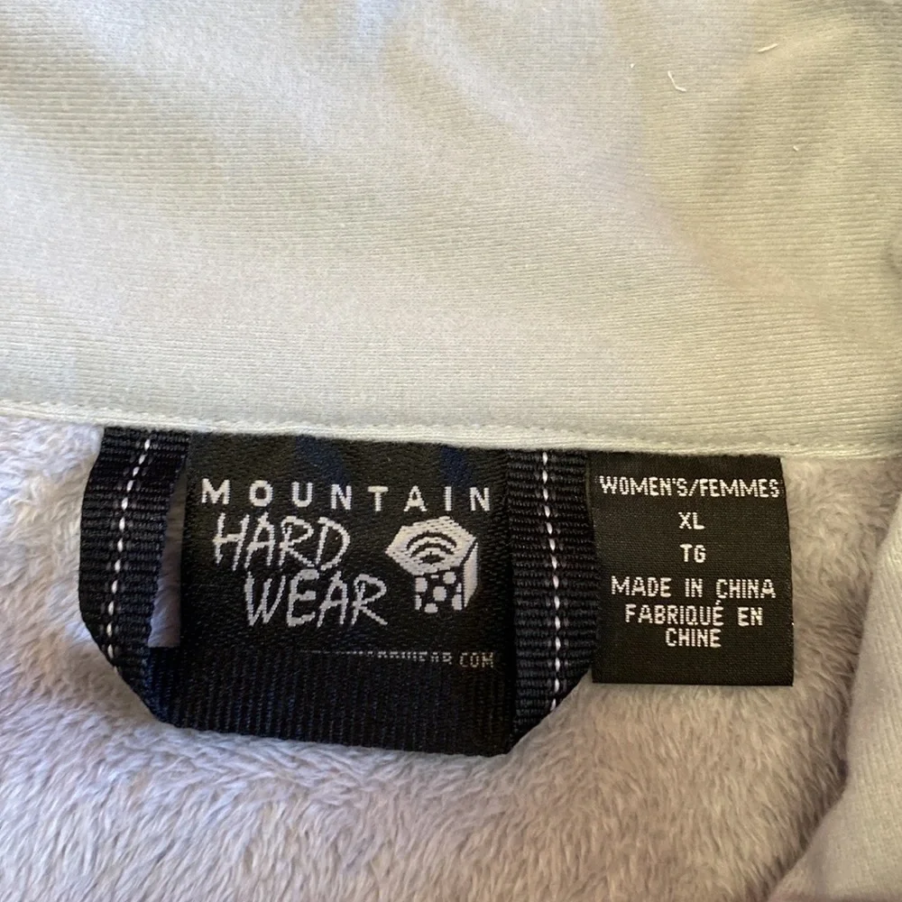 Mountain hardware embroidered women’s vest, size XL gray, zippered pockets_3